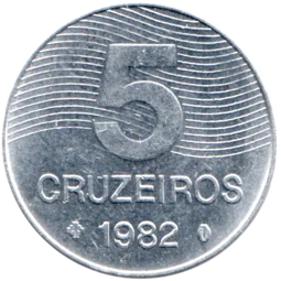 Preview 5 Cruzeiros, 1982 reverse