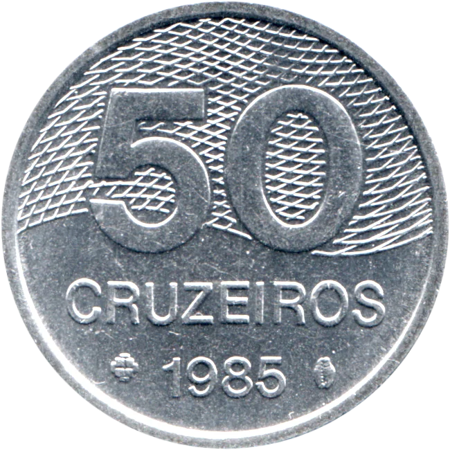 50 Cruzeiros, 1985 Reverse