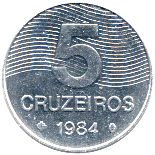 5 Cruzeiros, 1984 Reverse