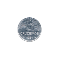 Preview 5 Cruzeiros, 1984 reverse