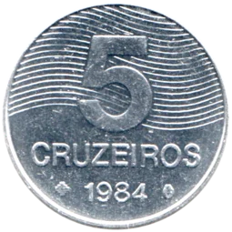 Preview 5 Cruzeiros, 1984 reverse
