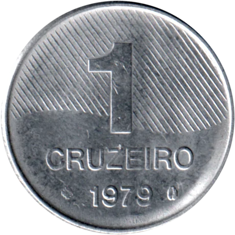 1 Cruzeiro, 1979 Reverse