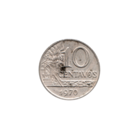 Preview 10 centavos, 1970 reverse