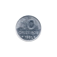 Preview 10 Cruzeiros, 1981 reverse