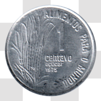 Preview 1 centavo, 1975 reverse