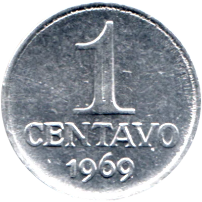 Preview 1 centavo, 1969 reverse