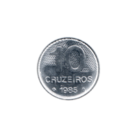 Preview 10 Cruzeiros, 1985 reverse