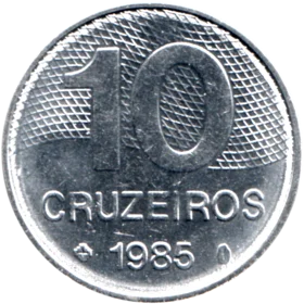 Preview 10 Cruzeiros, 1985 reverse