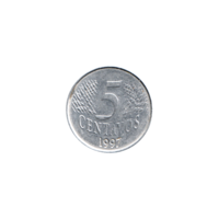 Preview 5 centavos, 1997 reverse