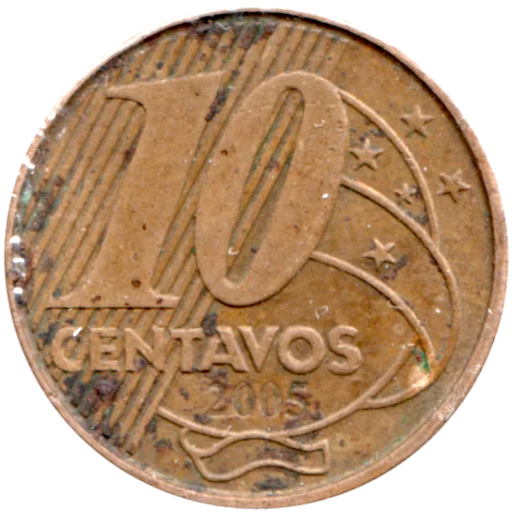 10 centavos, 2005 Reverse