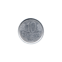 Preview 10 centavos, 1996 reverse
