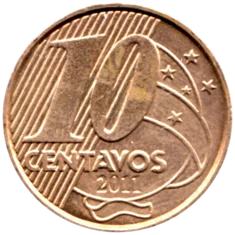 Preview 10 centavos, 2011 reverse