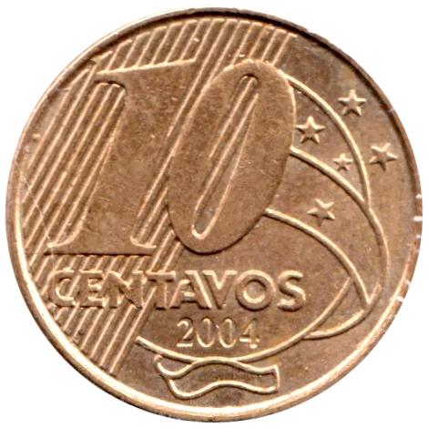 10 centavos, 2004 Reverse