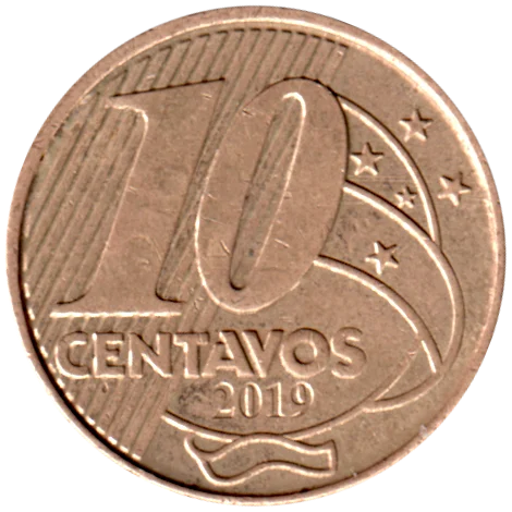 10 centavos, 2019 Reverse