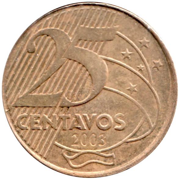 25 centavos, 2003 Reverse