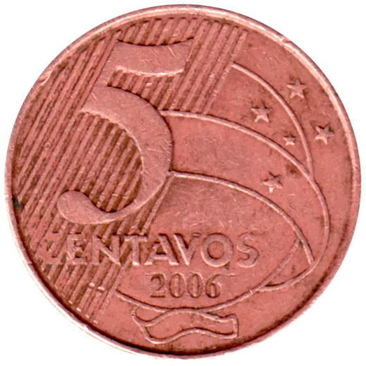 5 centavos, 2006 Reverse