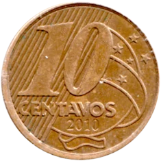 Preview 10 centavos, 2010 reverse