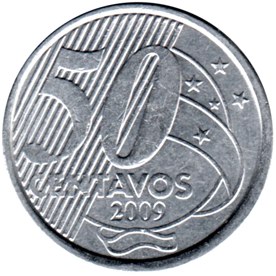 50 centavos, 2009 Reverse