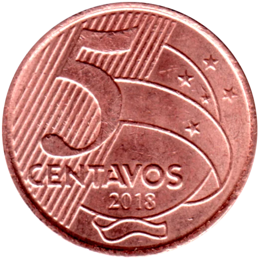 5 centavos, 2018 Reverse