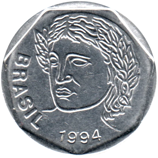 25 centavos, 1994 Obverse