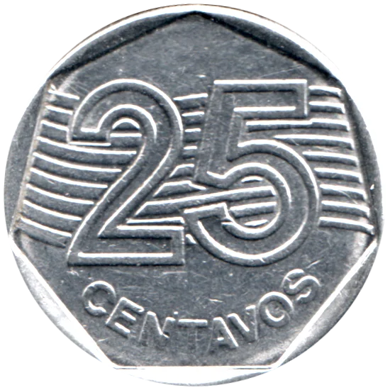 25 centavos, 1994 Reverse