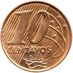 Preview 10 centavos, 2014 reverse