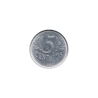 Preview 5 centavos, 1995 reverse