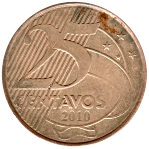 Preview 25 centavos, 2010 reverse