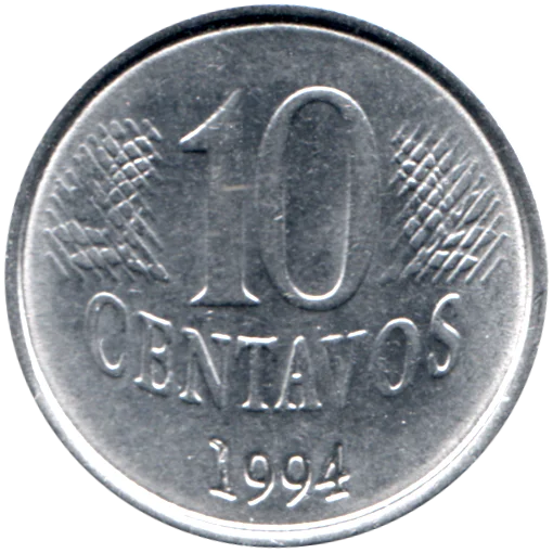 10 centavos, 1994 Reverse