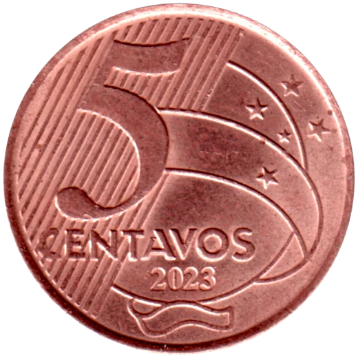 5 centavos, 2023 Reverse
