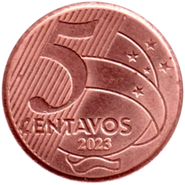 Preview 5 centavos, 2023 reverse