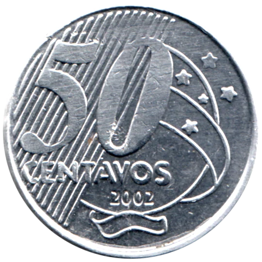50 centavos, 2002 Reverse