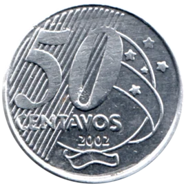 Preview 50 centavos, 2002 reverse