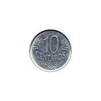 Preview 10 centavos, 1995 reverse