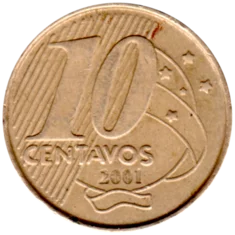 Preview 10 centavos, 2001 reverse