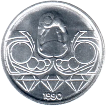 Preview 10 centavos, 1990 obverse