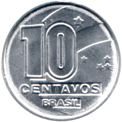 10 centavos, 1990 Reverse