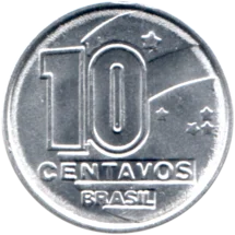 Preview 10 centavos, 1990 reverse