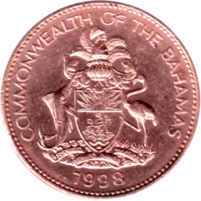 1 cent, 1998 Obverse