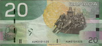 Preview 20 Dollars, 2010 reverse