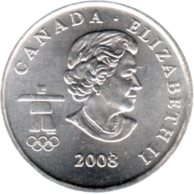 25 cents, 2008 Obverse