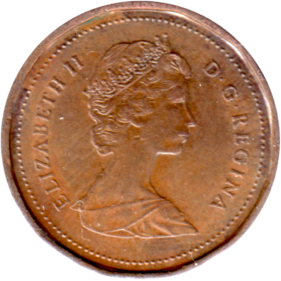 1 cent, 1987 Obverse