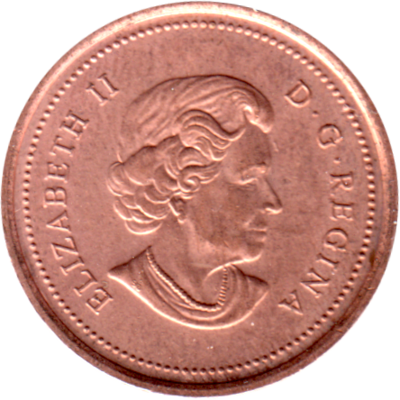 1 cent, 2004 Obverse