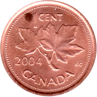 1 cent, 2004 Reverse