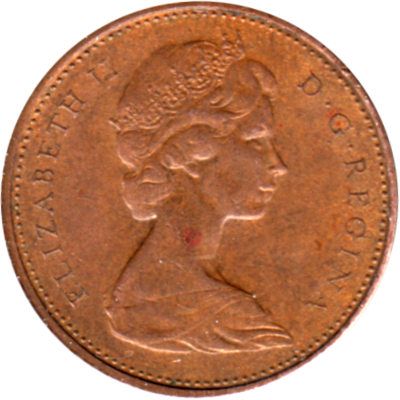 1 cent, 1973 Obverse