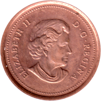 1 cent, 2005 Obverse