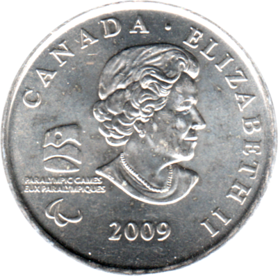 25 cents, 2009 Obverse