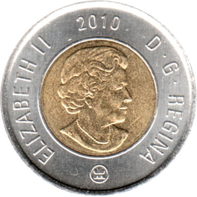 2 Dollars, 2010 Obverse