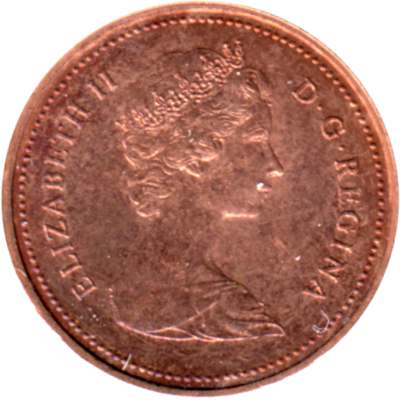 1 cent, 1980 Obverse
