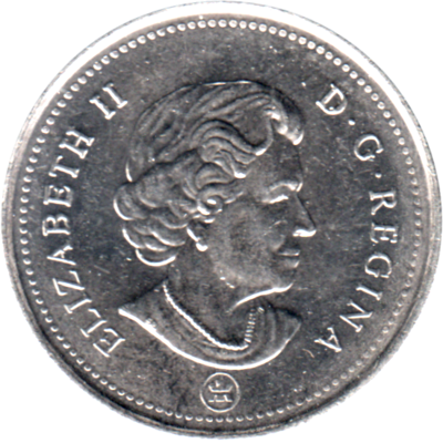 25 cents, 2012 Obverse